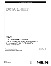 Datasheet XA-S3 manufacturer Philips